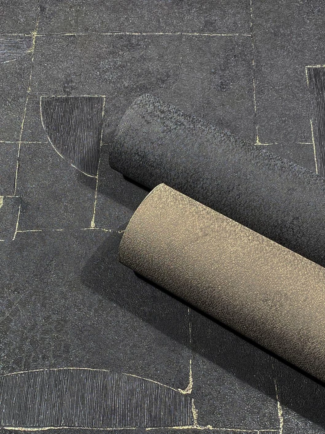 Papis Loveday Tapete 86766 Uni Struktur Schwarz 6 Papis Loveday Tapete 86766 Uni Struktur Schwarz – Bild 4