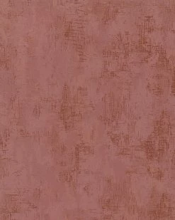 Vliestapete Uni Putzstruktur Dunkelrot Gold 58004