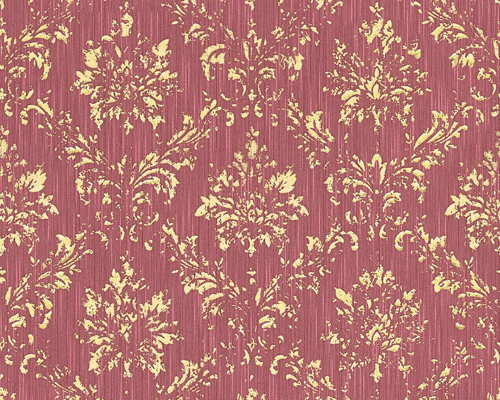 Tapete Textil Vintage Hellrot Gold Architects Paper 30662-6 3 Tapete Textil Vintage Hellrot Gold Architects Paper 30662-6