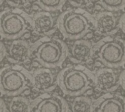 Versace Home Tapete Blumen Klassik Grau Glanz 93583-6 6 Versace Home Tapete Blumen Klassik Grau Glanz 93583-6 -Orex Verkäufe Tapete Versace Home Blumen grau silbergrau Metalli