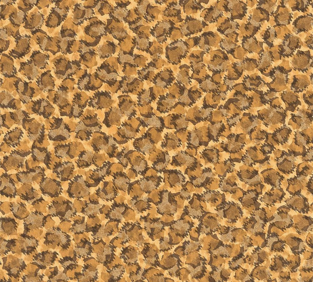 Versace Home Tapete Leoparden-Print Beige Braun 34902-3 3 Versace Home Tapete Leoparden-Print Beige Braun 34902-3