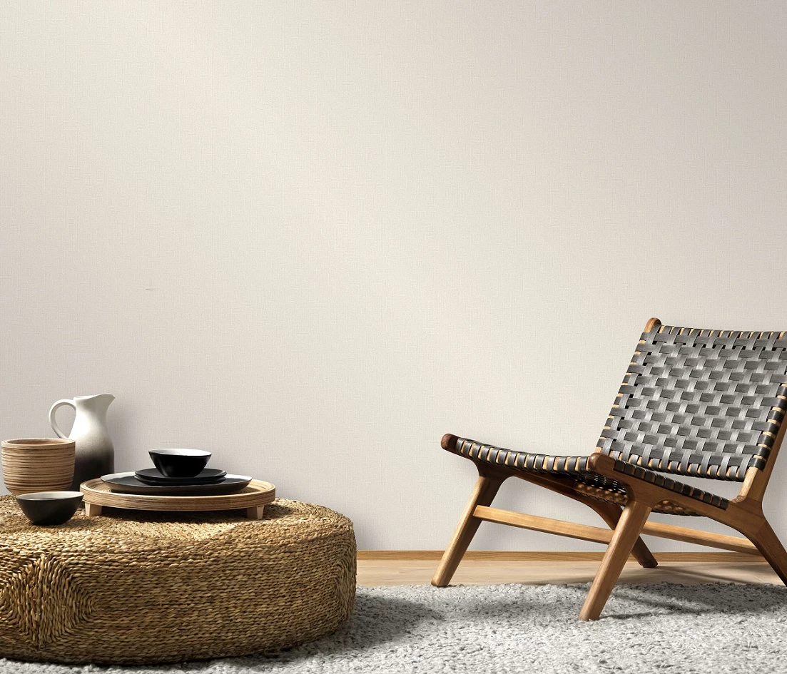 Tapete Vlies 10140-31 Einfarbig Creme 7 Tapete Vlies 10140-31 Einfarbig Creme – Bild 5