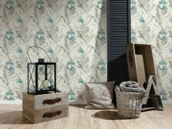 Tapete Vlies 37279-2 Floral Exotik Blumen Weiß Braun -Orex Verkäufe Tapete Vlies 37279 2 Floral Exotik Blumen weiss braun 63202803 1