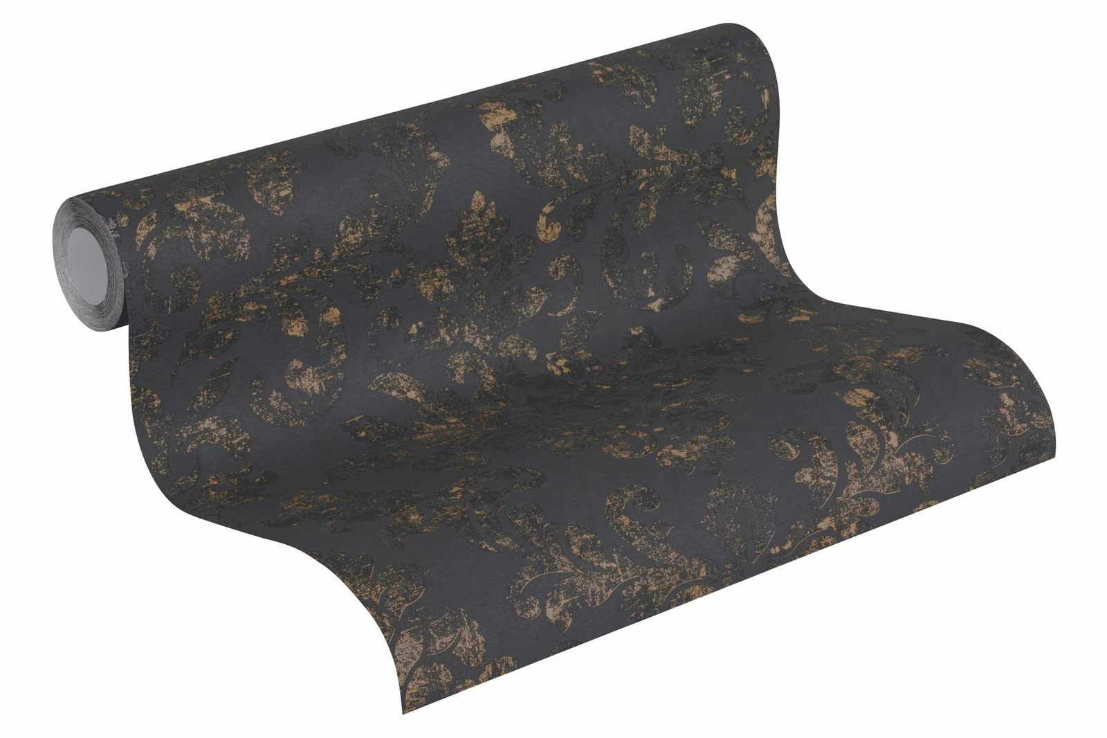 Tapete Vlies 37413-2 Barock-Design Schwarz Gold 3 Tapete Vlies 37413-2 Barock-Design Schwarz Gold