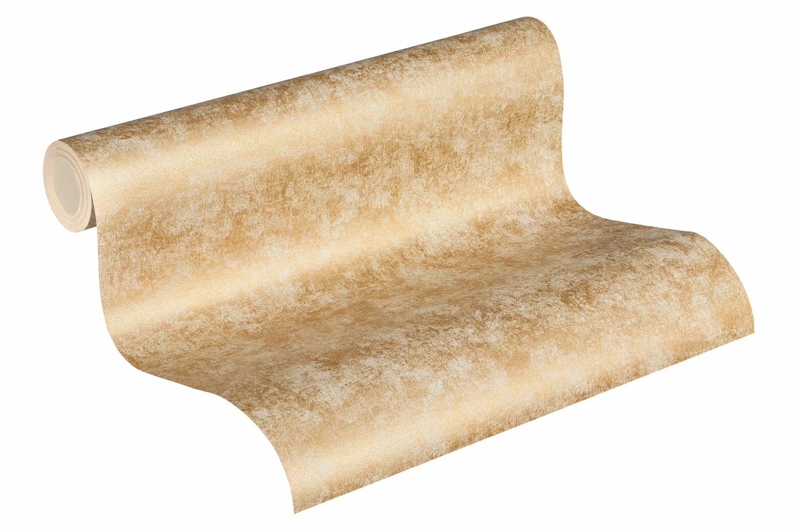 Tapete Vlies 37428-1 Meliert Einfarbig Gold Weiss 3 Tapete Vlies 37428-1 Meliert Einfarbig Gold Weiss