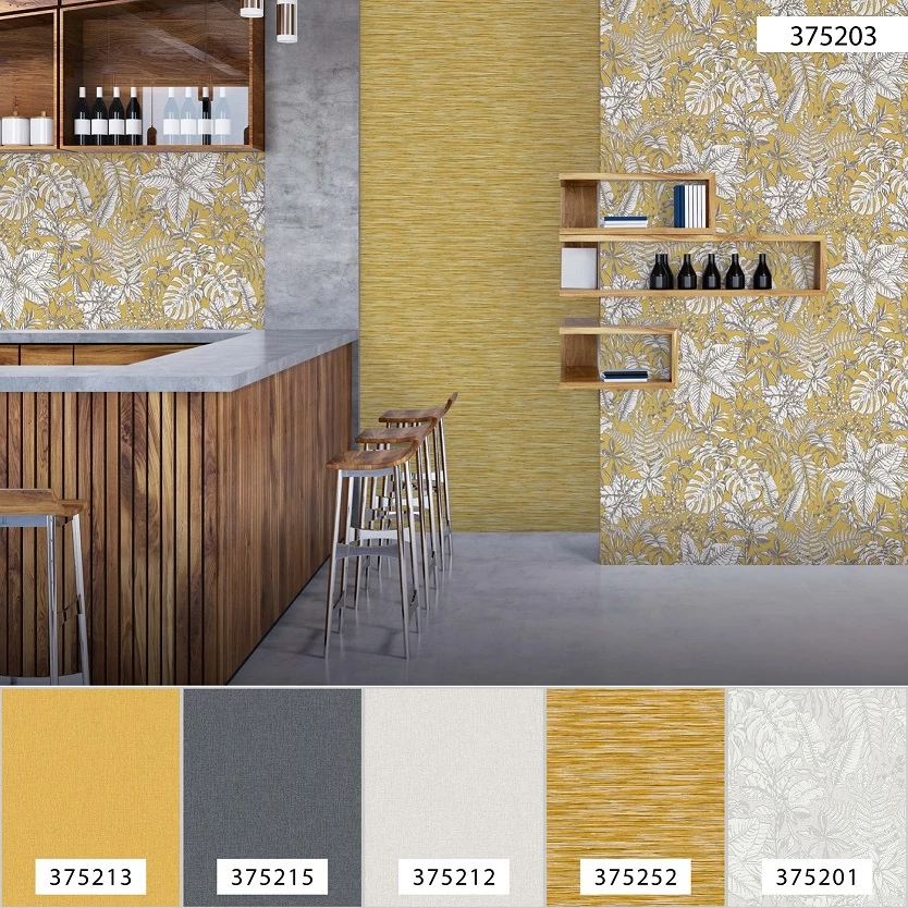 Tapete Vlies 37520-3 Dschungel Gelb Weiß Grau 9 Tapete Vlies 37520-3 Dschungel Gelb Weiß Grau – Bild 7