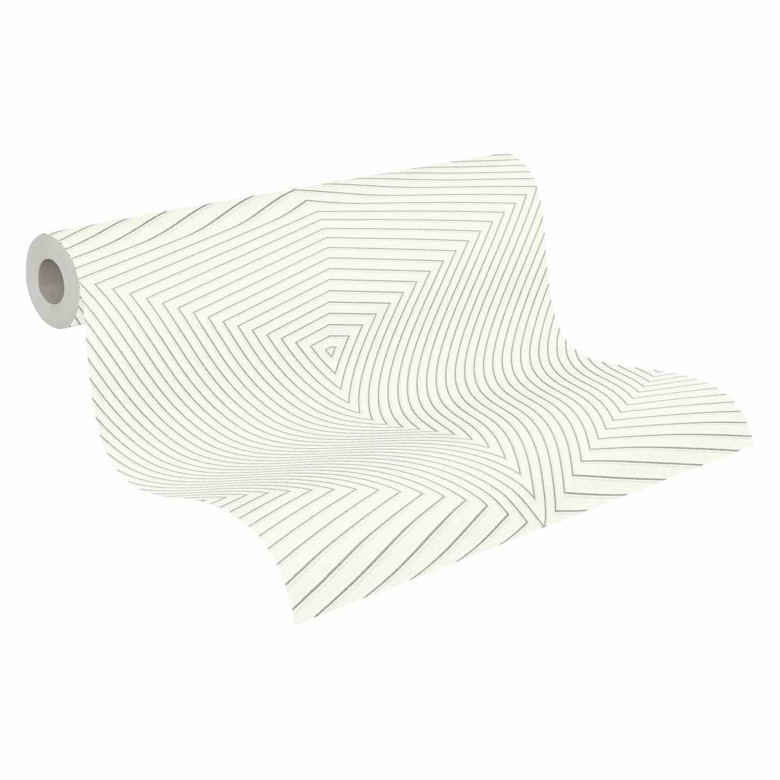 Tapete Vlies 37522-2 Geometrisch Weiß Silber 3 Tapete Vlies 37522-2 Geometrisch Weiß Silber