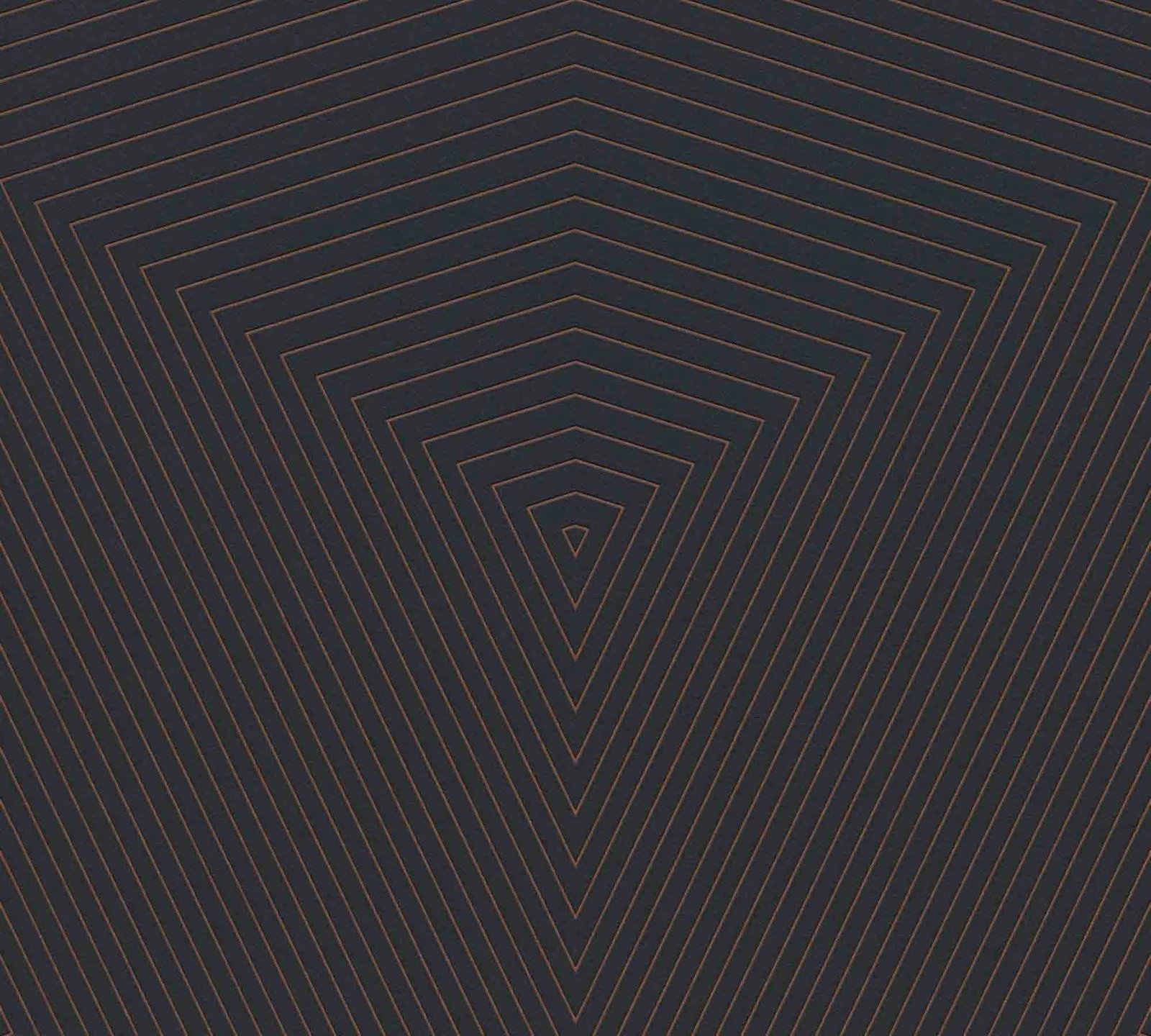 Tapete Vlies 37522-6 Geometrisch Schwarz Bronze 4 Tapete Vlies 37522-6 Geometrisch Schwarz Bronze – Bild 2