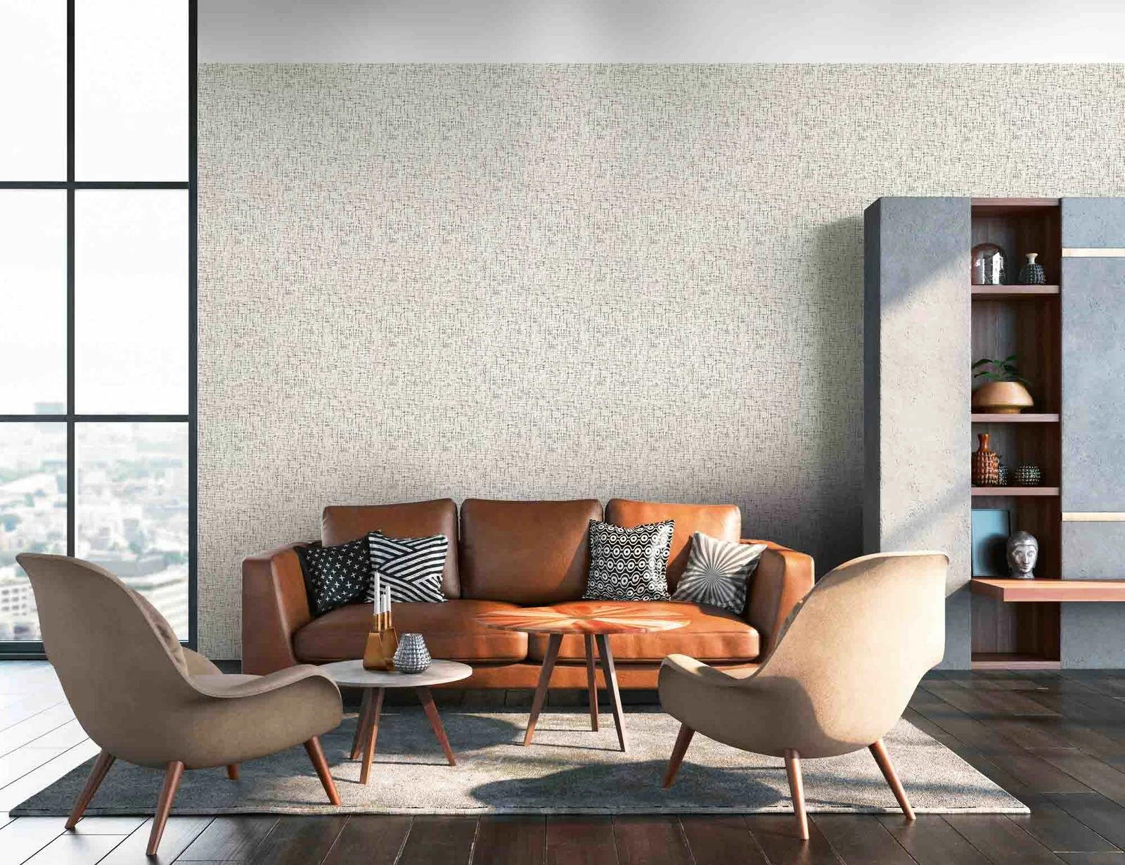 Tapete Vlies 37524-1 Textur Weiß Schwarz Grau 8 Tapete Vlies 37524-1 Textur Weiß Schwarz Grau – Bild 6