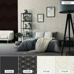 Tapete Vlies 37524-1 Textur Weiß Schwarz Grau 17 Tapete Vlies 37524-1 Textur Weiß Schwarz Grau -Orex Verkäufe Tapete Vlies 37524 1 Textur weiss schwarz grau 63206035 3