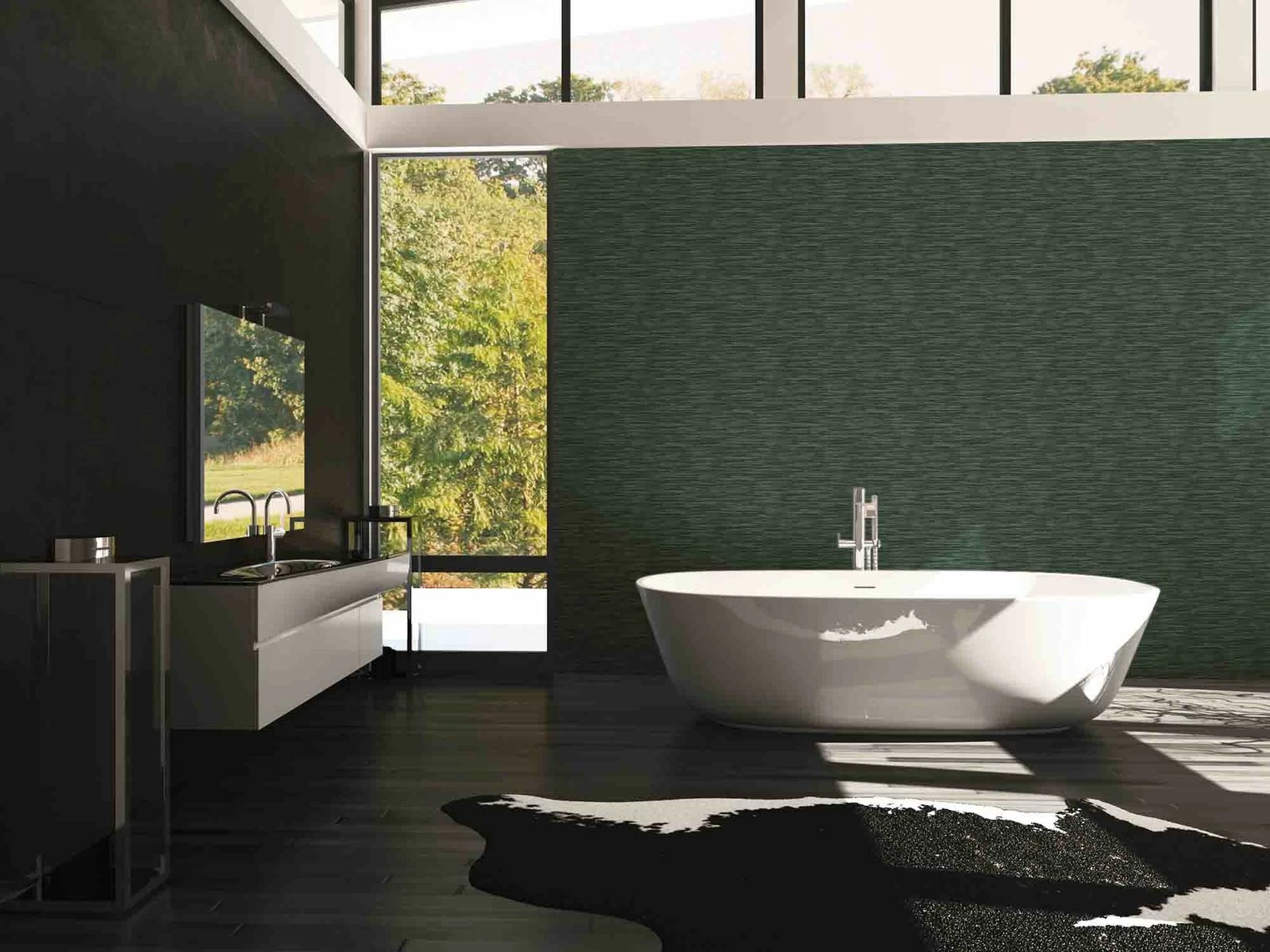 Tapete Vlies 37525-4 Streifen Grün Schwarz 7 Tapete Vlies 37525-4 Streifen Grün Schwarz – Bild 5