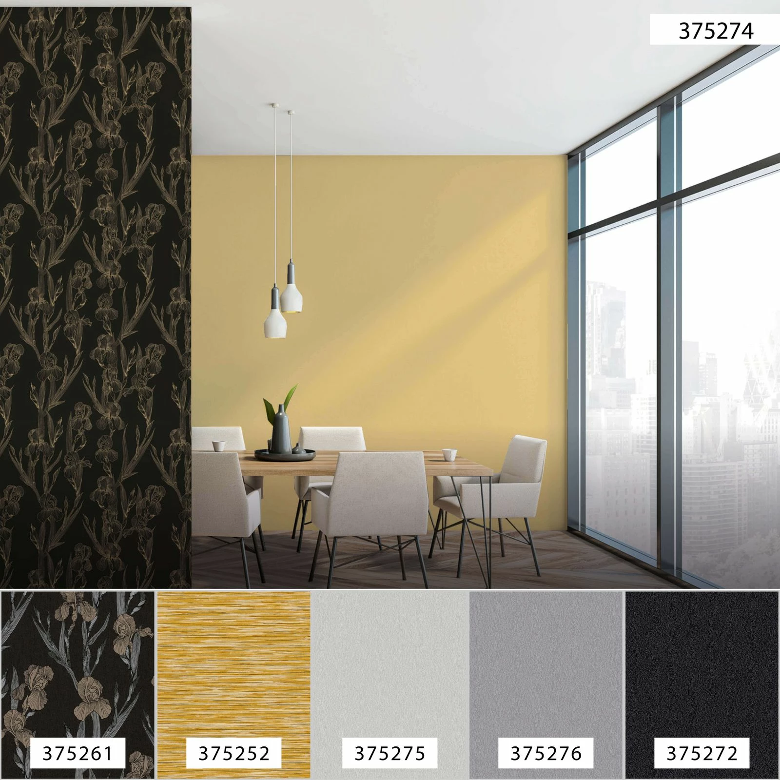 Tapete Vlies 37527-4 Meliert Einfarbig Gelb Weiß 10 Tapete Vlies 37527-4 Meliert Einfarbig Gelb Weiß – Bild 8