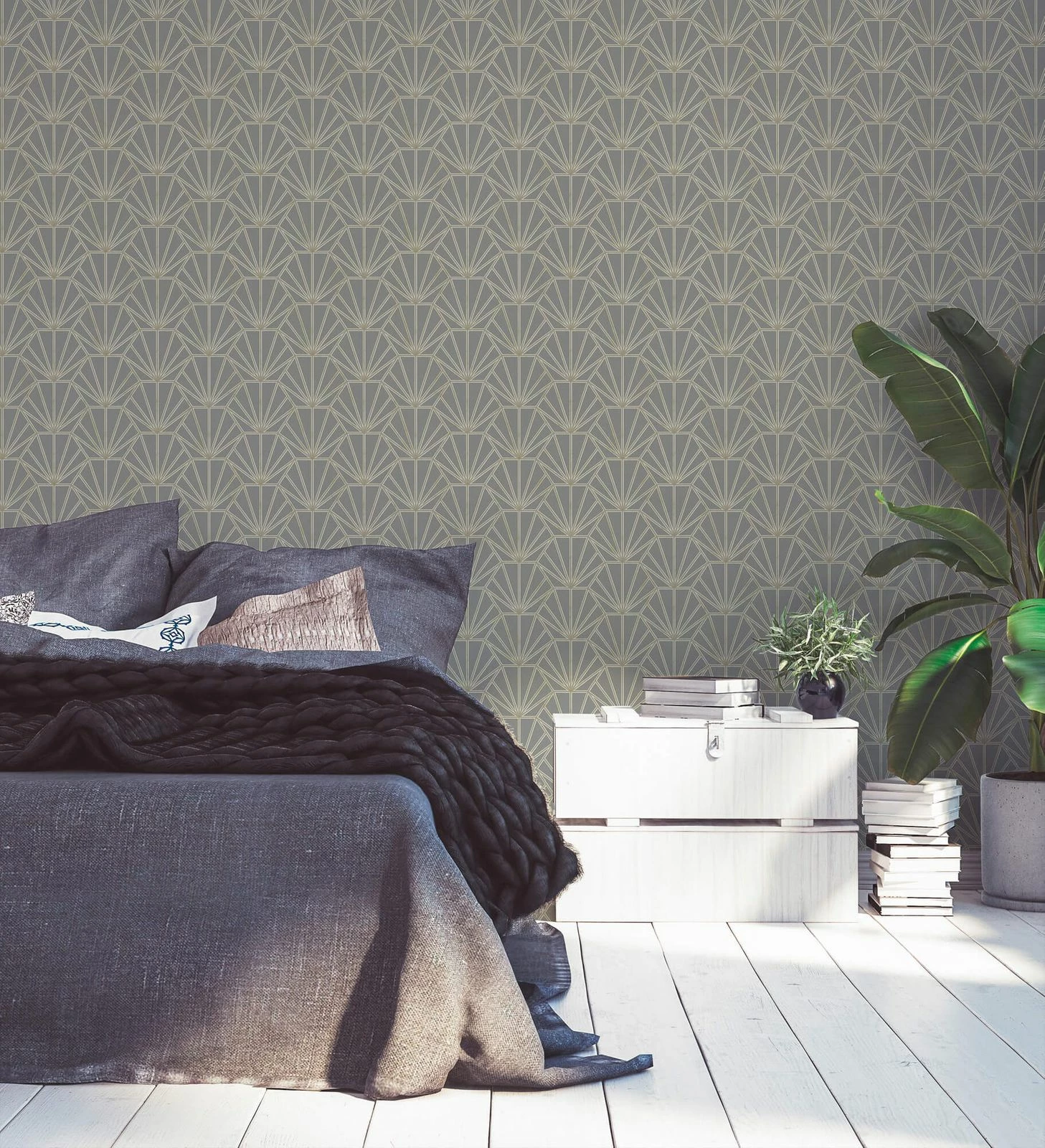 Tapete Vlies 37528-5 Ornamente Grau Gold Weiß 7 Tapete Vlies 37528-5 Ornamente Grau Gold Weiß – Bild 5