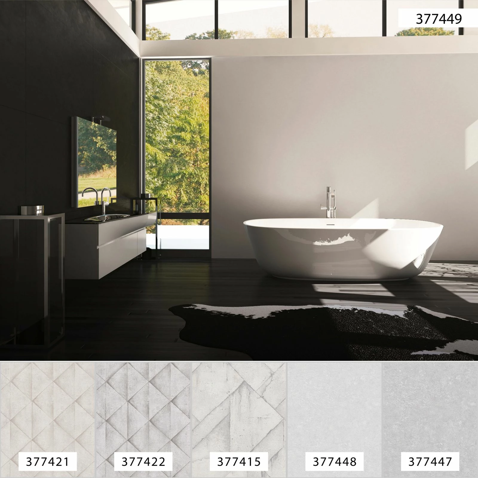 Tapete Vlies 37744-9 Industrie Optik Putz Weiß 6 Tapete Vlies 37744-9 Industrie Optik Putz Weiß – Bild 4