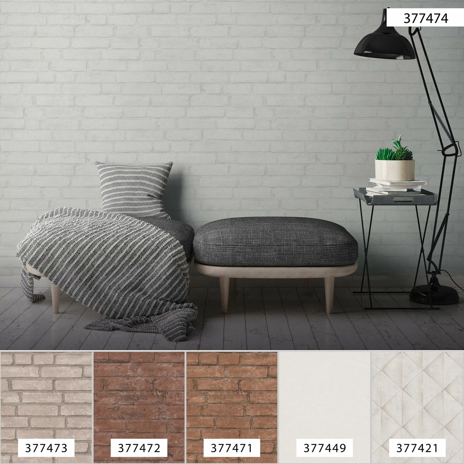 Tapete Vlies 37747-4 Wand Stein Optik Hellgrau 9 Tapete Vlies 37747-4 Wand Stein Optik Hellgrau – Bild 7