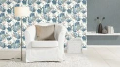 Barbara Home Vliestapete Blätter Weiß Blau Grün 536423 9 Barbara Home Vliestapete Blätter Weiß Blau Grün 536423 -Orex Verkäufe Tapete Vlies 536423 Blaetter weiss blau gruen rot 63203583 1