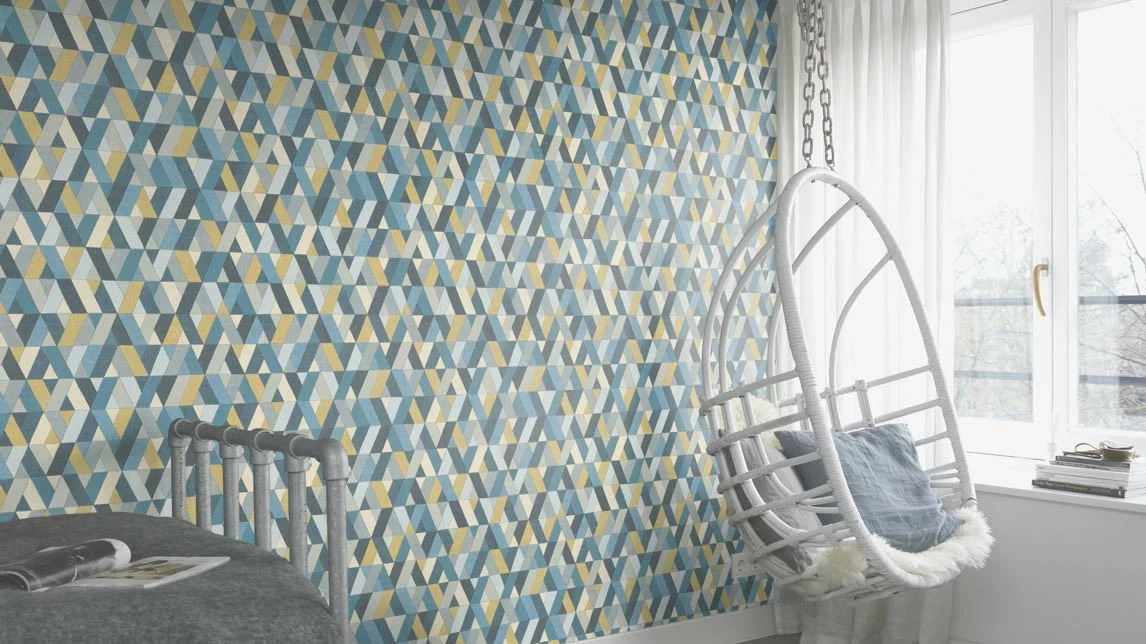 Barbara Home Vliestapete Grafik Türkis Gelb Grau 536744 6 Barbara Home Vliestapete Grafik Türkis Gelb Grau 536744 – Bild 4