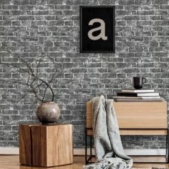 Tapete Vlies Backstein Wand Schwarz Grau 6318-15 11 Tapete Vlies Backstein Wand Schwarz Grau 6318-15 -Orex Verkäufe Tapete Vlies Backstein Wand schwarz grau 6318 15 63209911 7