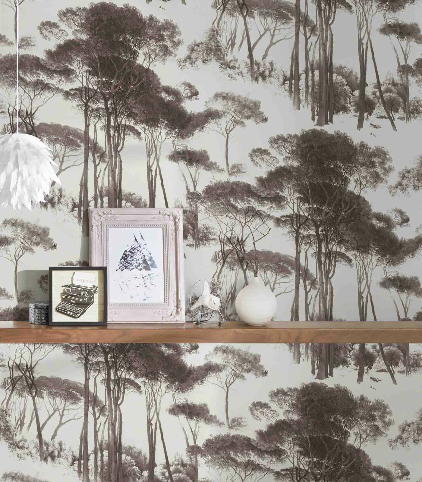 Tapete Vlies Bäume Strukturiert Weiß Braun 37651-1 9 Tapete Vlies Bäume Strukturiert Weiß Braun 37651-1 – Bild 7