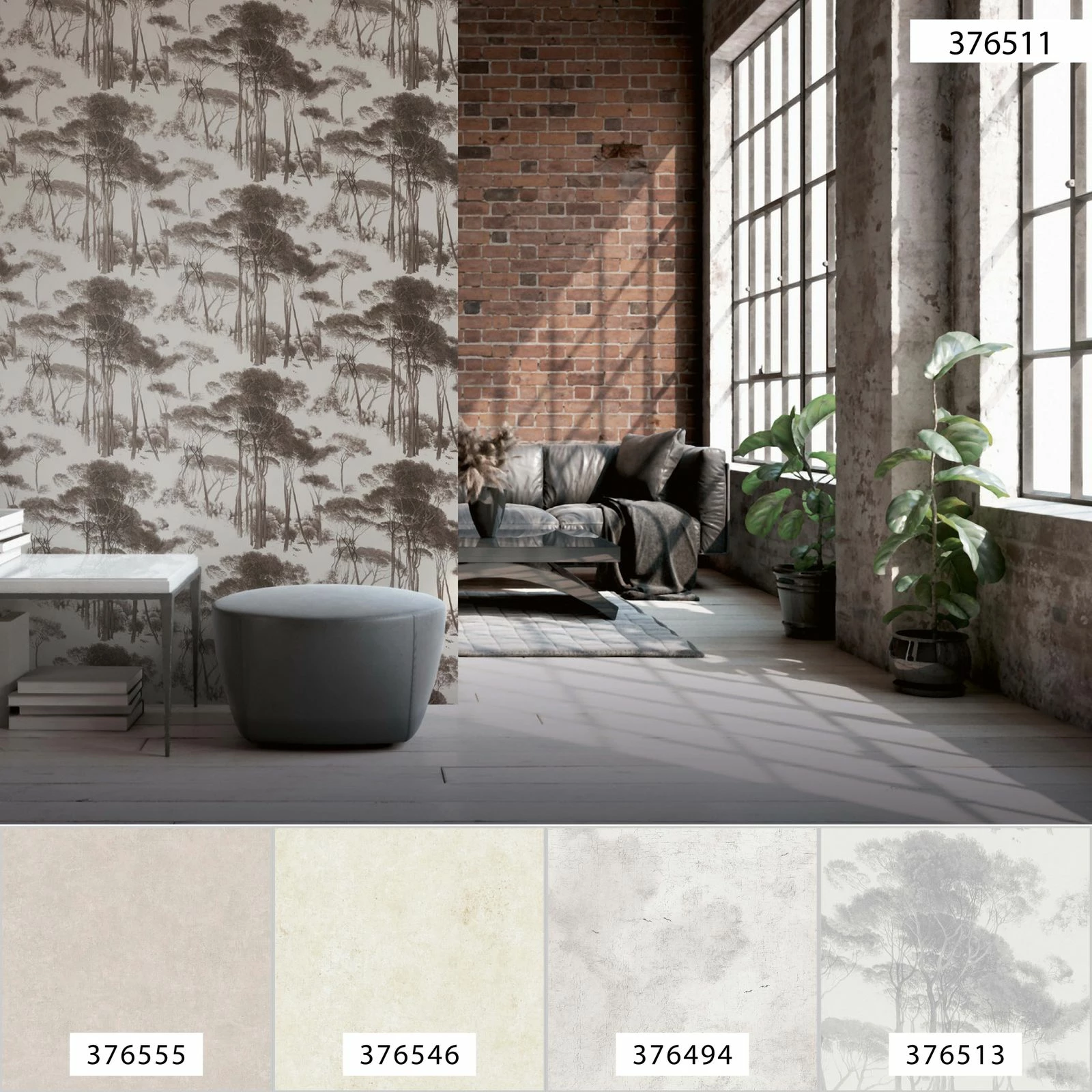 Tapete Vlies Bäume Strukturiert Weiß Braun 37651-1 10 Tapete Vlies Bäume Strukturiert Weiß Braun 37651-1 – Bild 8