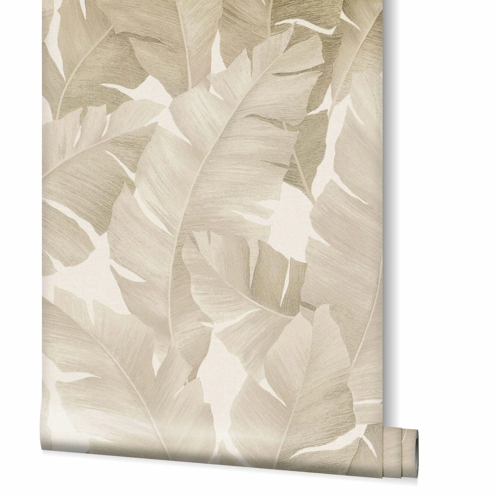 Tapete Vlies Bananenblätter Beige Creme Metallic 31625 4 Tapete Vlies Bananenblätter Beige Creme Metallic 31625 – Bild 2