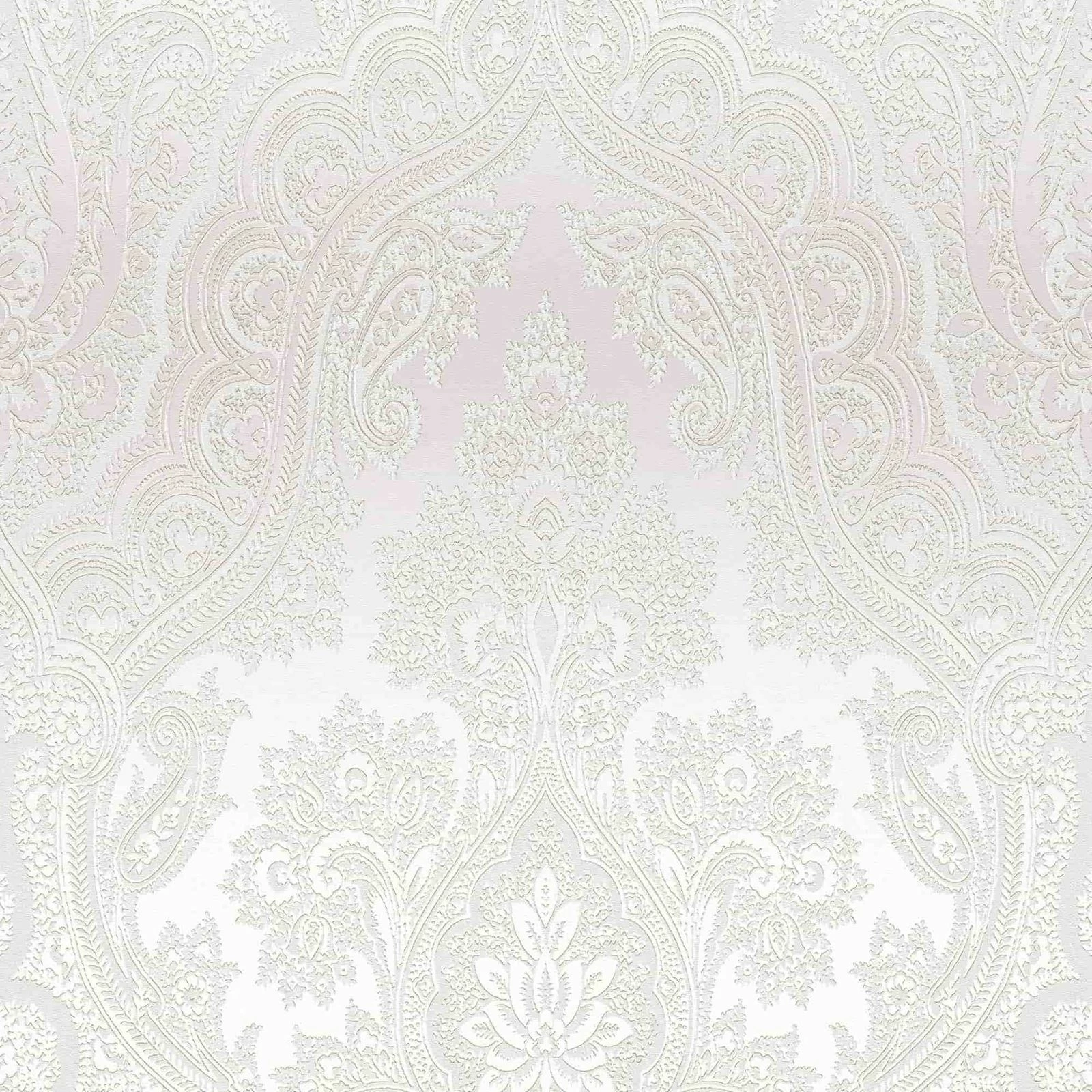 Tapete Vlies Barock-Design Grau Silber 38708-4 4 Tapete Vlies Barock-Design Grau Silber 38708-4 – Bild 2