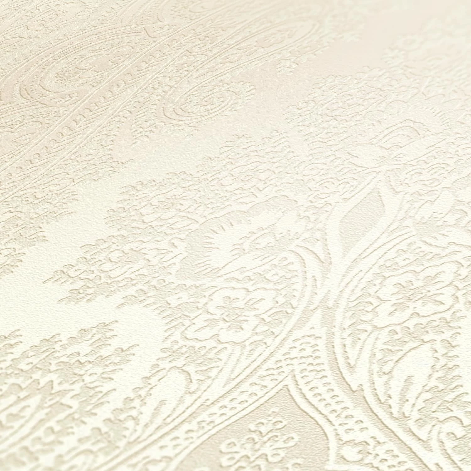 Tapete Vlies Barock-Design Greige Silber 38708-2 5 Tapete Vlies Barock-Design Greige Silber 38708-2 – Bild 3