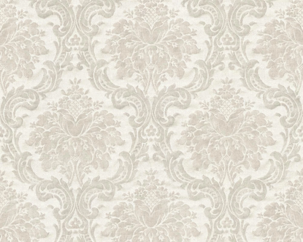 Tapete Vlies Barock Ornament Hellgrau Grau 36716-1 3 Tapete Vlies Barock Ornament Hellgrau Grau 36716-1