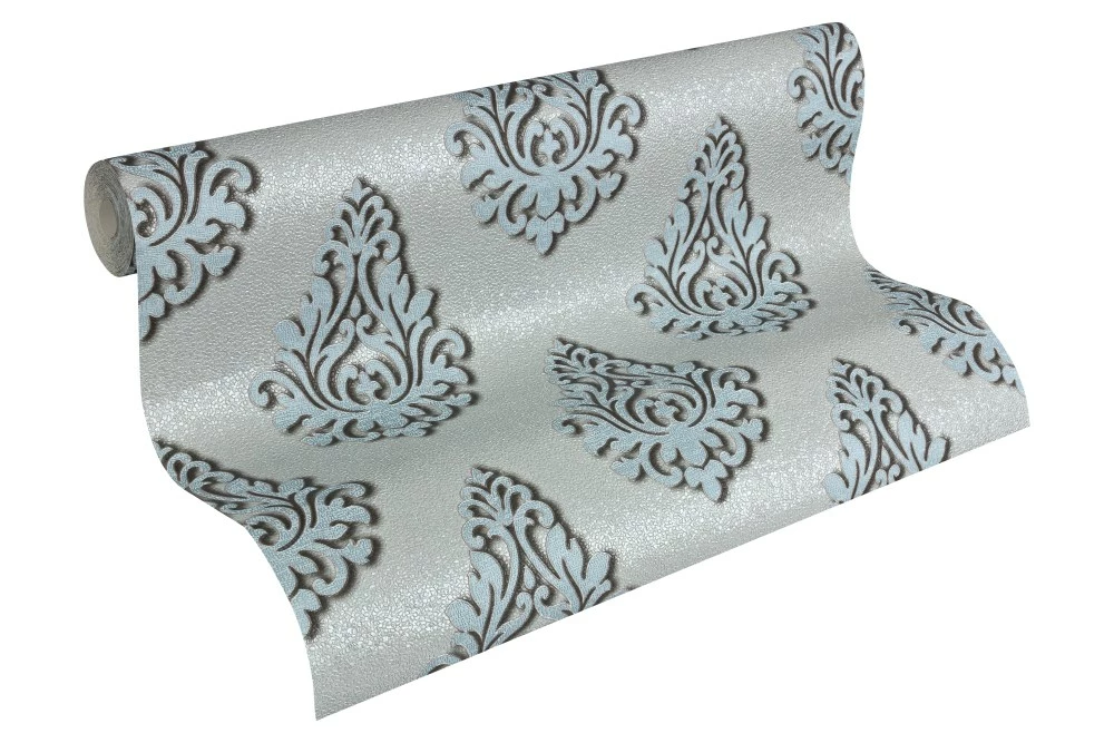 Tapete Vlies Architects Paper Barock Silber Glanz 95981-6 4 Tapete Vlies Architects Paper Barock Silber Glanz 95981-6 – Bild 2