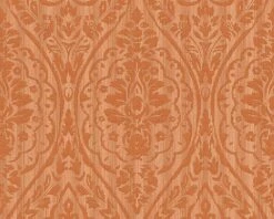 Tapete Vlies Barock Orange Tessuto 96195-2
