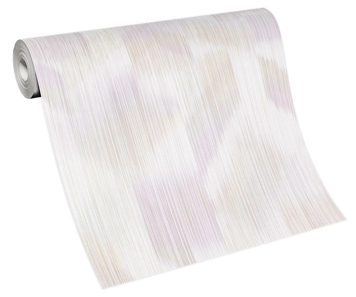 Tapete Vlies Batik Streifen Rosa Beige 10248-05 5 Tapete Vlies Batik Streifen Rosa Beige 10248-05 – Bild 3