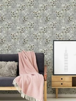 Tapete Vlies Blätter-Muster Weiß Grau Orange 37534-3 -Orex Verkäufe Tapete Vlies Blaetter Muster weiss grau orange 37534 3 63204382 1