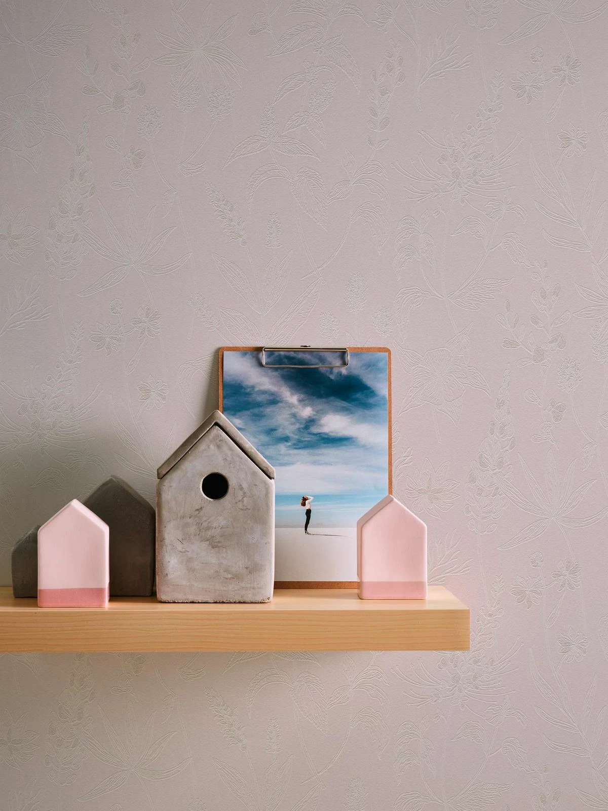 Tapete Vlies Blätter Rosa Weiß Glitzer Jette 37363-3 6 Tapete Vlies Blätter Rosa Weiß Glitzer Jette 37363-3 – Bild 4