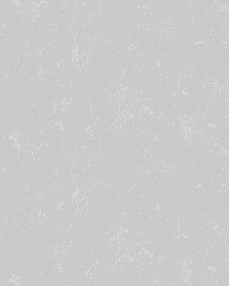 Tapete Vlies Blume Kräuter Grau Glanz Novamur 6740-20 3 Tapete Vlies Blume Kräuter Grau Glanz Novamur 6740-20