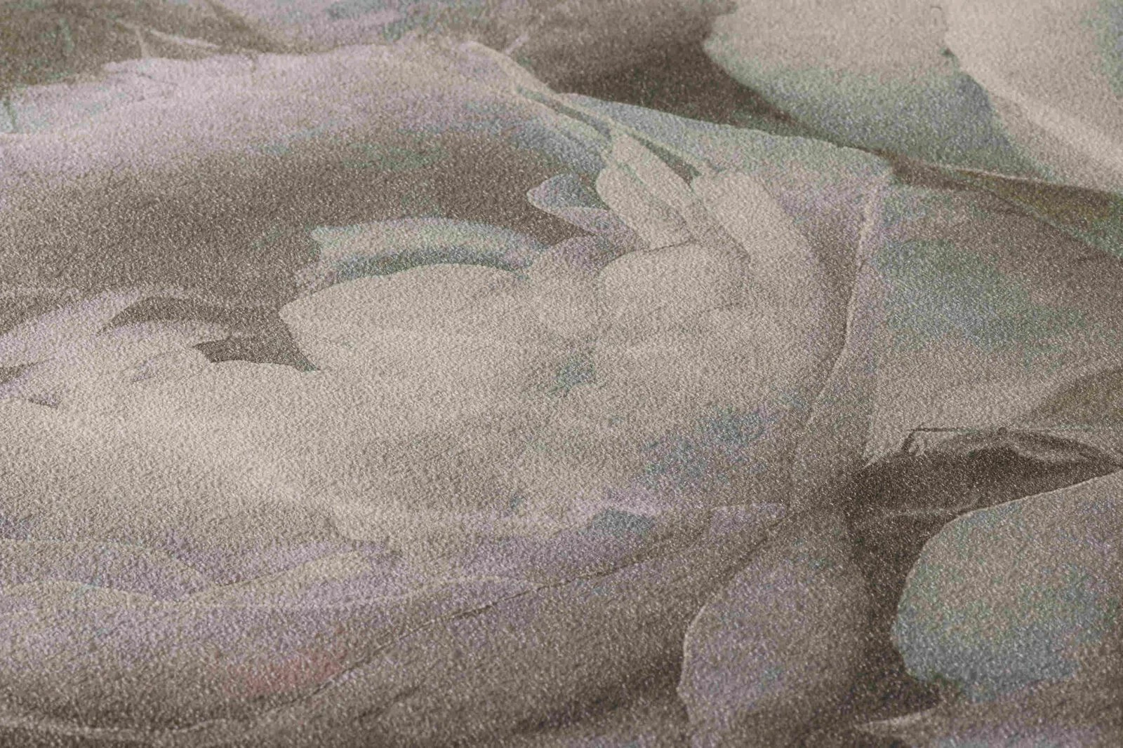 Tapete Vlies Blumen Grün Grau Flieder Weiß 37392-1 5 Tapete Vlies Blumen Grün Grau Flieder Weiß 37392-1 – Bild 3