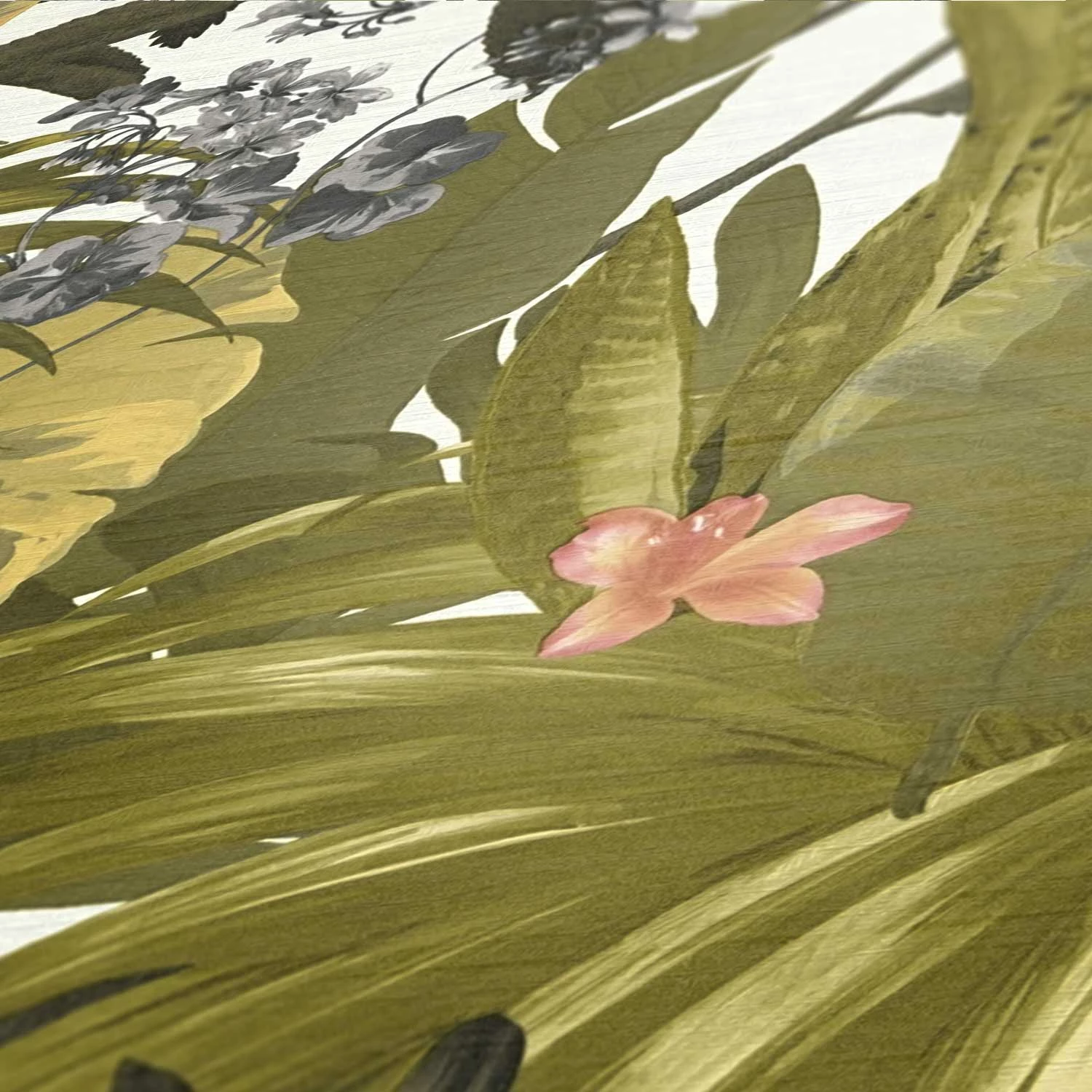 Tapete Vlies Dschungel Blätter Grün Grau Weiß 38522-4 5 Tapete Vlies Dschungel Blätter Grün Grau Weiß 38522-4 – Bild 3