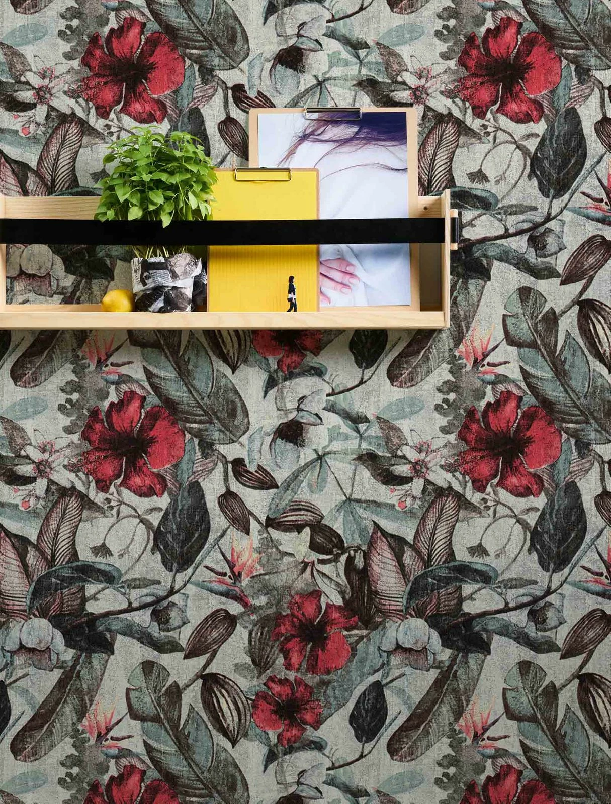 Tapete Vlies Dschungel Blumen Grau Grün 37216-1 7 Tapete Vlies Dschungel Blumen Grau Grün 37216-1 – Bild 5