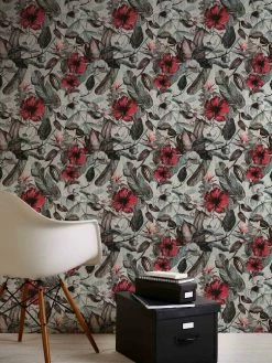 Tapete Vlies Dschungel Blumen Grau Grün 37216-1 13 Tapete Vlies Dschungel Blumen Grau Grün 37216-1 -Orex Verkäufe Tapete Vlies Dschungel Blumen grau gruen 37216 1 63202184 5