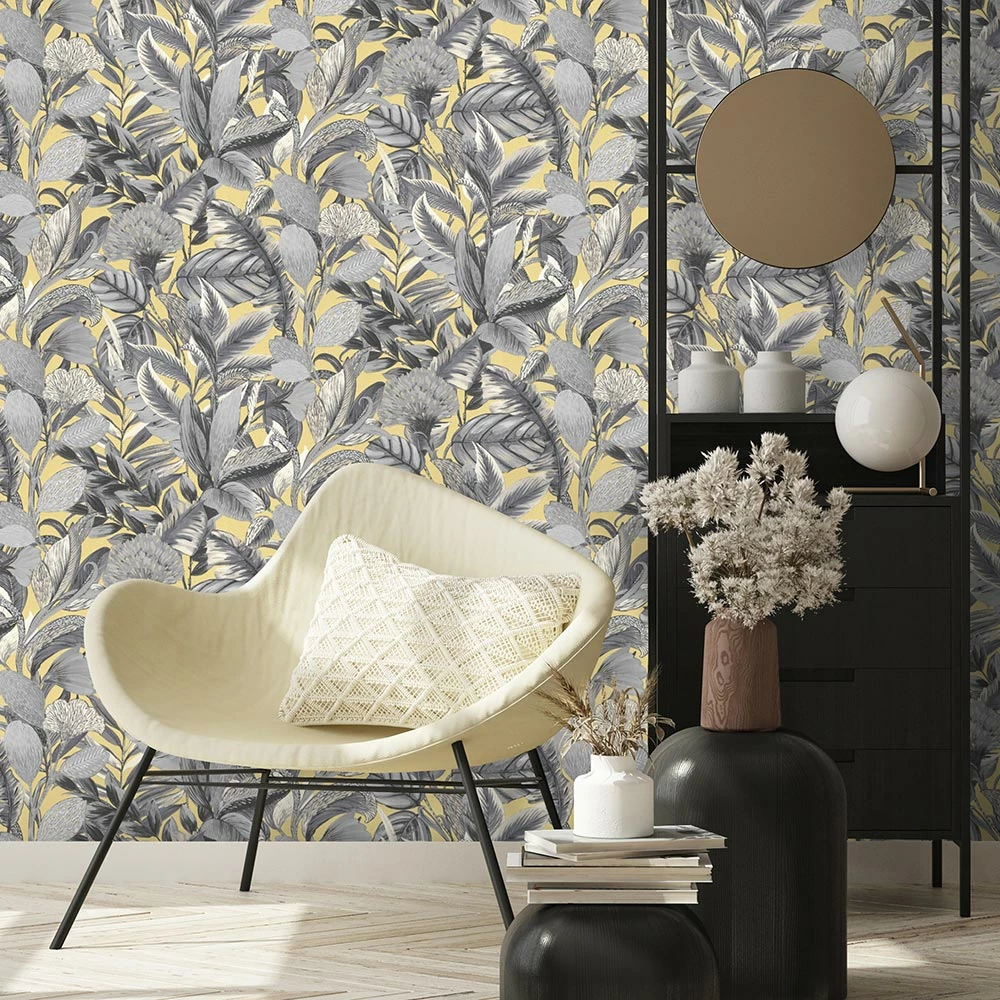 Tapete Vlies ELLE Blumen Floral Gold Grau 10202-15 4 Tapete Vlies ELLE Blumen Floral Gold Grau 10202-15 – Bild 2