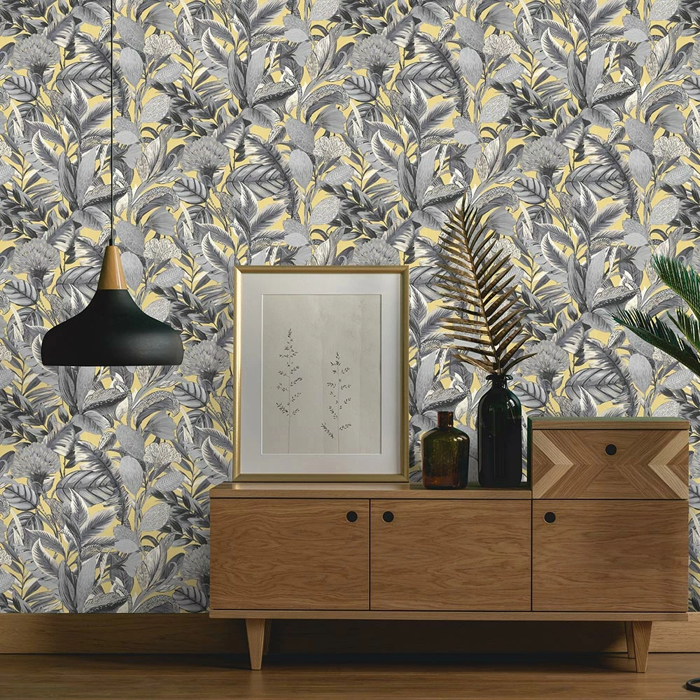 Tapete Vlies ELLE Blumen Floral Gold Grau 10202-15 3 Tapete Vlies ELLE Blumen Floral Gold Grau 10202-15