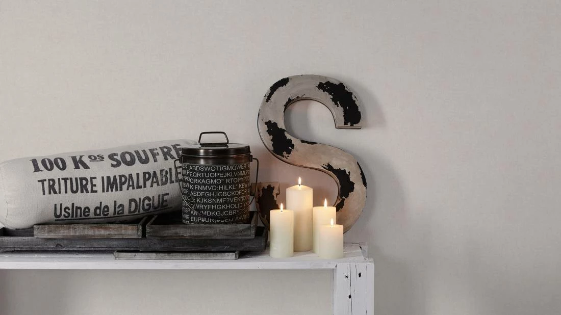 Tapete Vlies Einfarbig Barock Cremegrau 36720-3 4 Tapete Vlies Einfarbig Barock Cremegrau 36720-3 – Bild 2