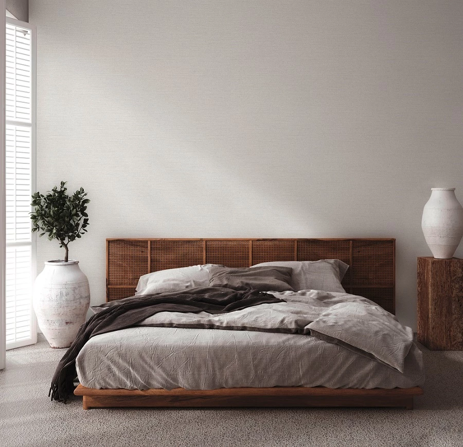 Tapete Vlies Einfarbig Meliert Weiß Grau Glanz 37857-1 6 Tapete Vlies Einfarbig Meliert Weiß Grau Glanz 37857-1 – Bild 4