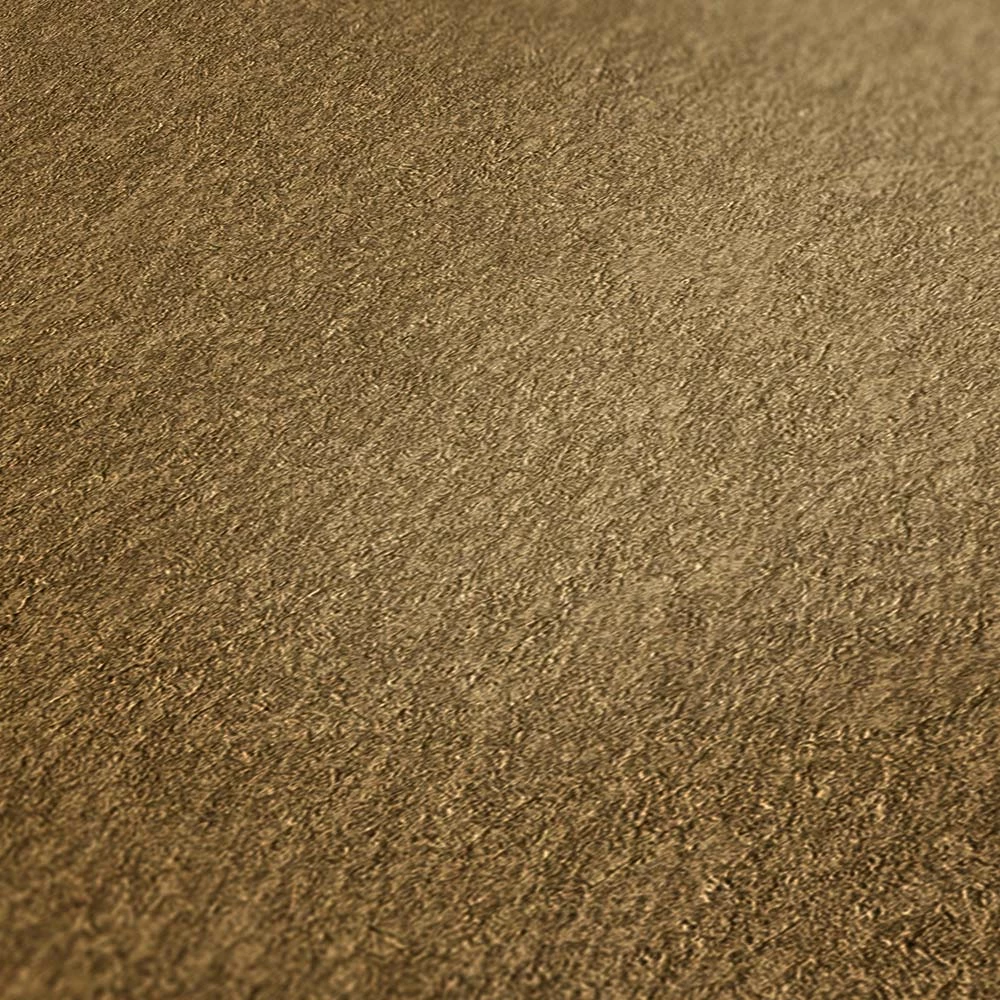 Tapete Vlies Einfarbig Struktur Glitzer Gold 38097-7 5 Tapete Vlies Einfarbig Struktur Glitzer Gold 38097-7 – Bild 3