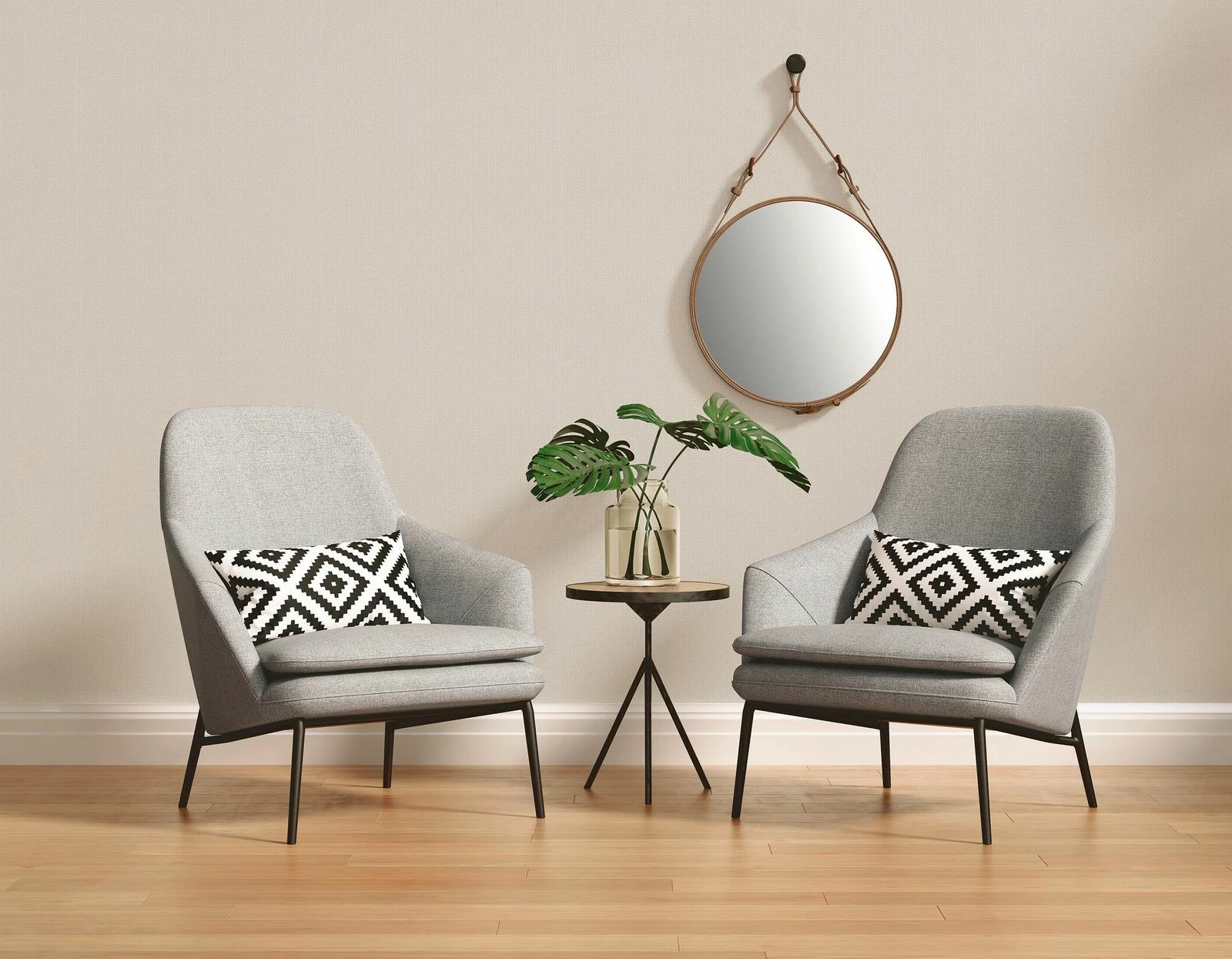 Tapete Vlies Einfarbig Struktur Greige Jette 37365-3 5 Tapete Vlies Einfarbig Struktur Greige Jette 37365-3 – Bild 3