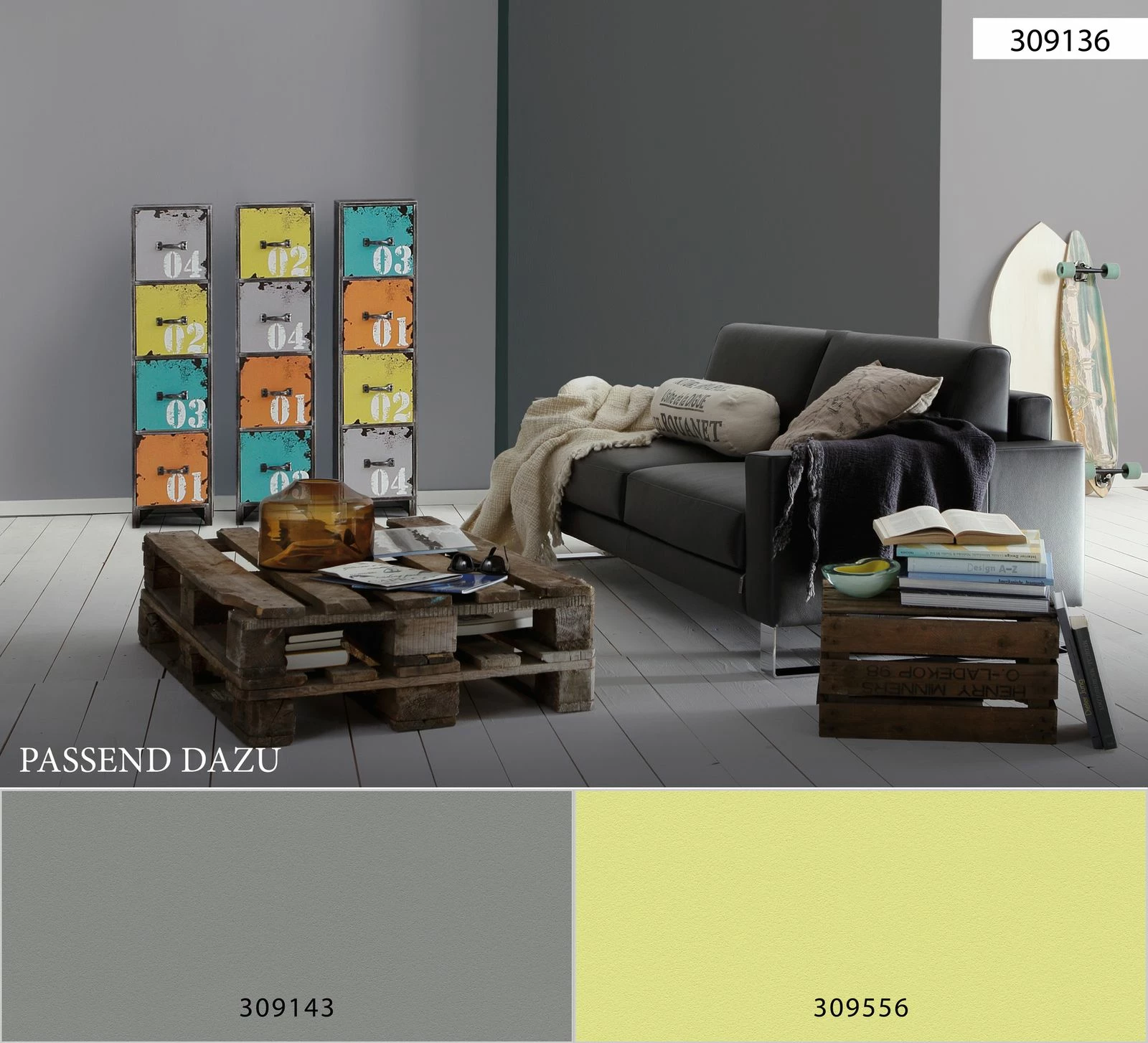 Tapete Vlies Einfarbig Grau AS Creation 3091-36 7 Tapete Vlies Einfarbig Grau AS Creation 3091-36 – Bild 5