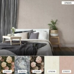 Tapete Vlies Einfarbig Hellrosa AS Creation 37654-5 -Orex Verkäufe Tapete Vlies Einfarbig hellrosa 37654 5 63205698 6