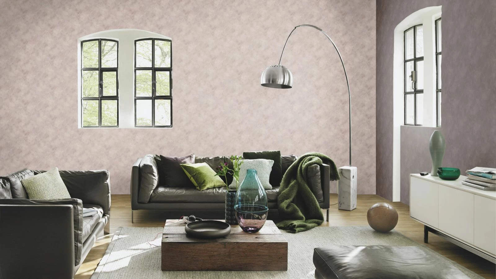 Tapete Vlies Einfarbig Meliert Anthrazit Finca 416909 7 Tapete Vlies Einfarbig Meliert Anthrazit Finca 416909 – Bild 5