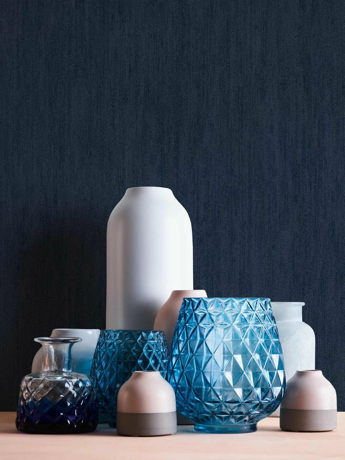 Tapete Vlies Einfarbig Meliert Grau-blau Jette 37337-7 7 Tapete Vlies Einfarbig Meliert Grau-blau Jette 37337-7 – Bild 5