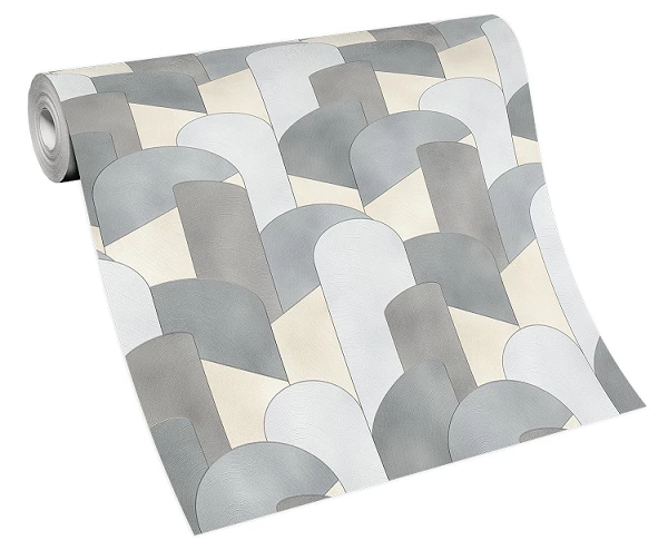 Tapete Vlies Elle Bögen 3D Silber Gold Glitzer 10155-10 5 Tapete Vlies Elle Bögen 3D Silber Gold Glitzer 10155-10 – Bild 3