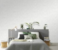 Tapete Vlies Elle Wellen-Optik Hellgrau Glitzer 10151-31